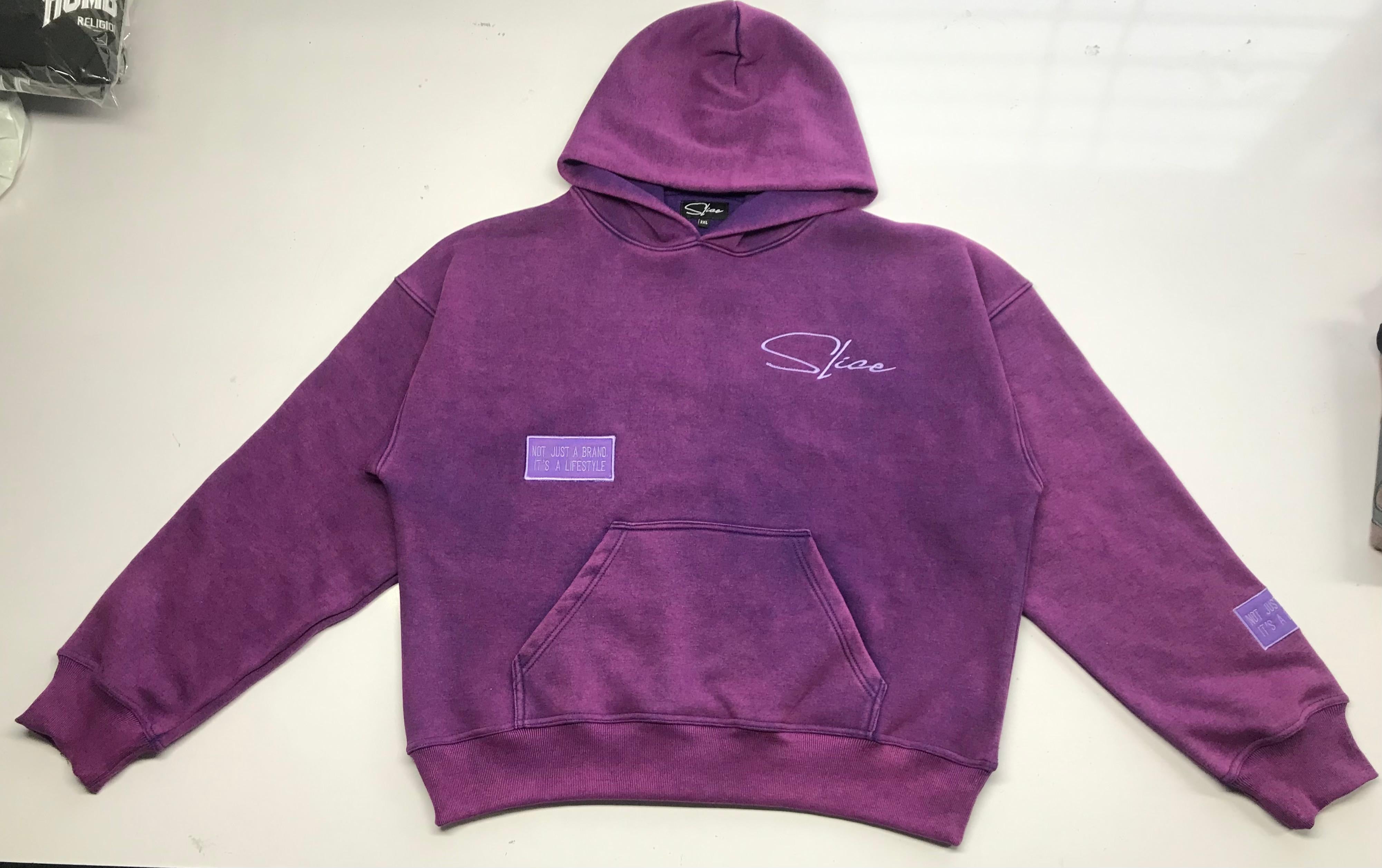 SLICE Premium Heavyweight Purple Haze Hoodie – “It’s A Lifestyle”