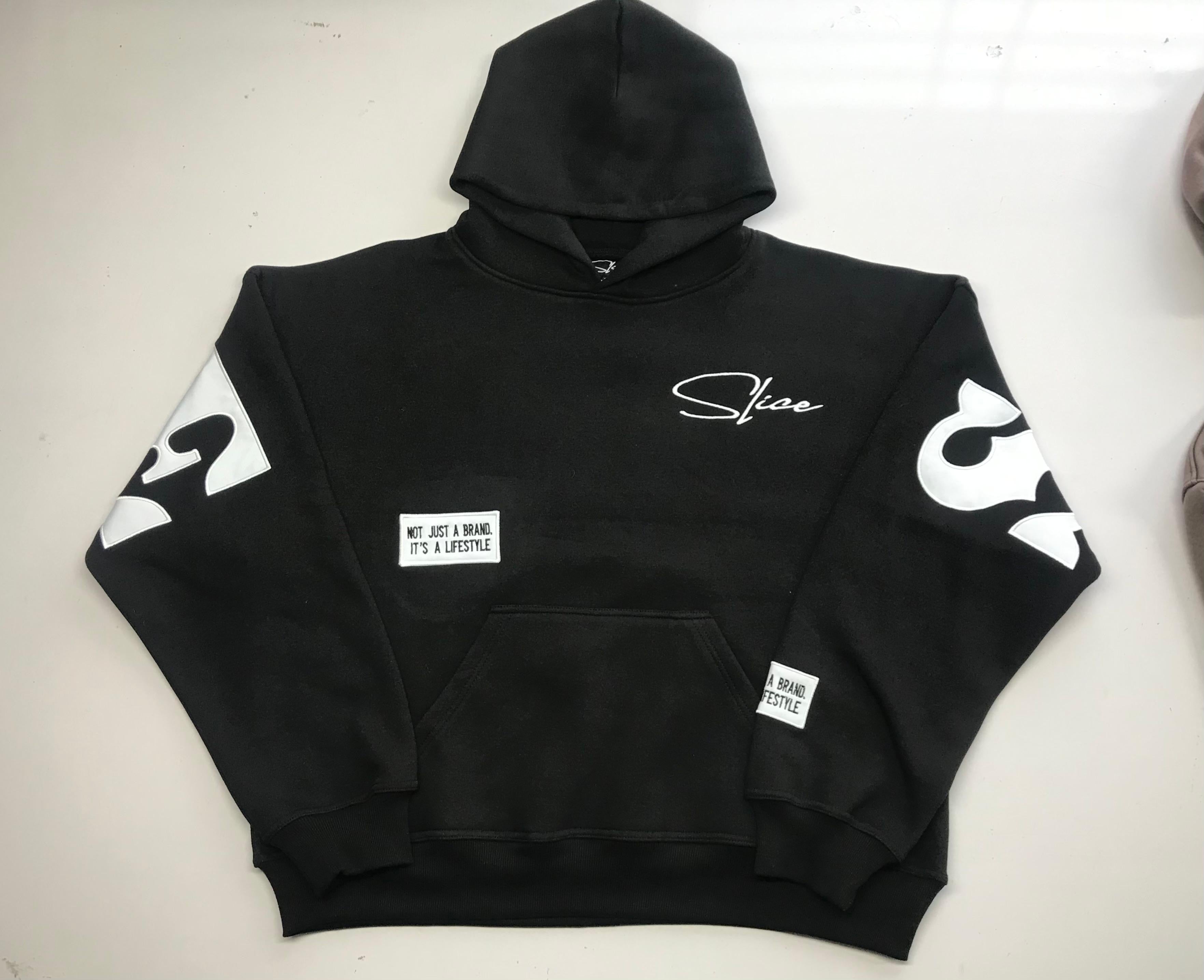 SLICE Premium Heavyweight Black Ice Hoodie – “It’s A Lifestyle”