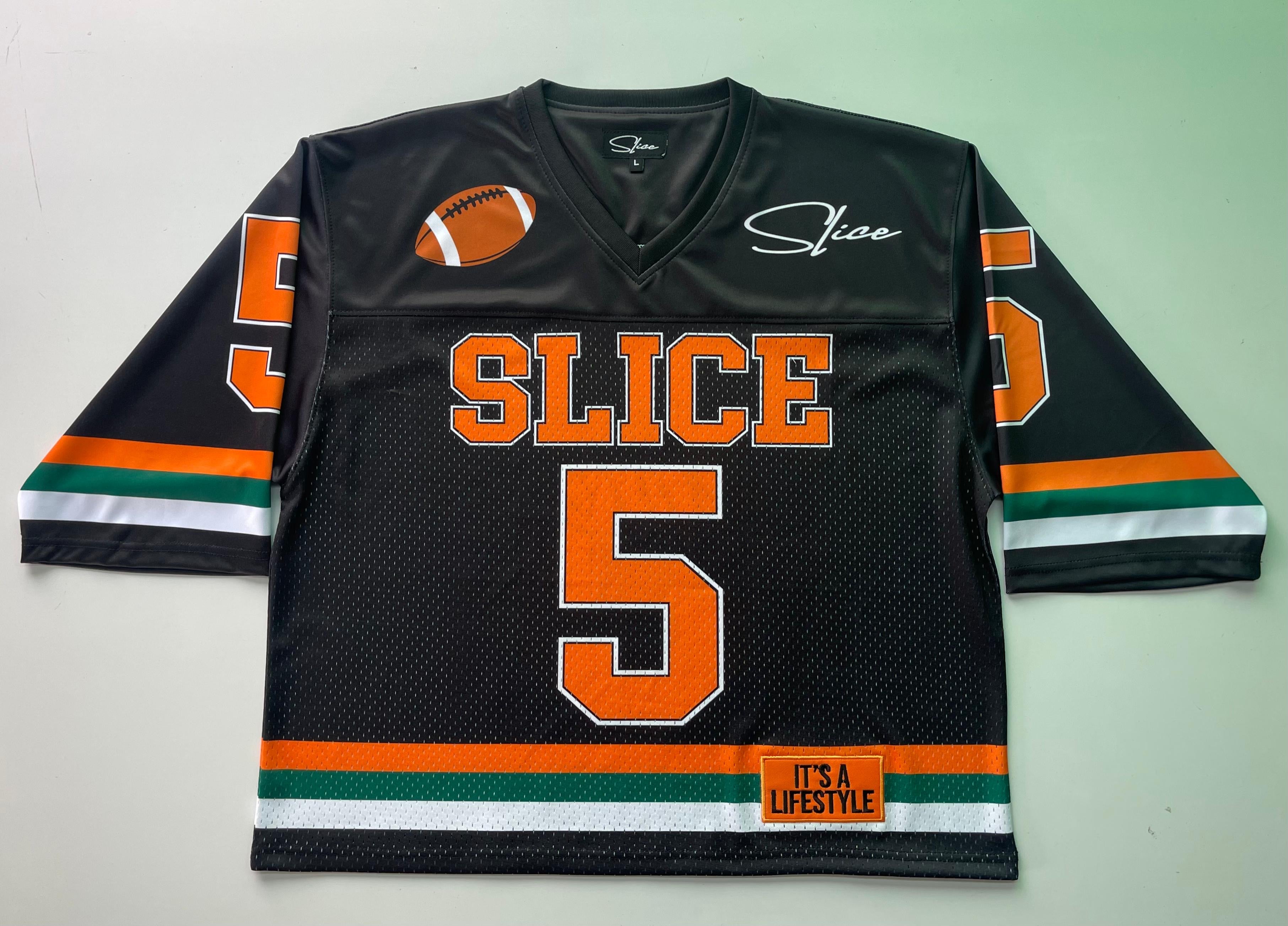SLICE Lifestyle Jersey Black/Orange #5