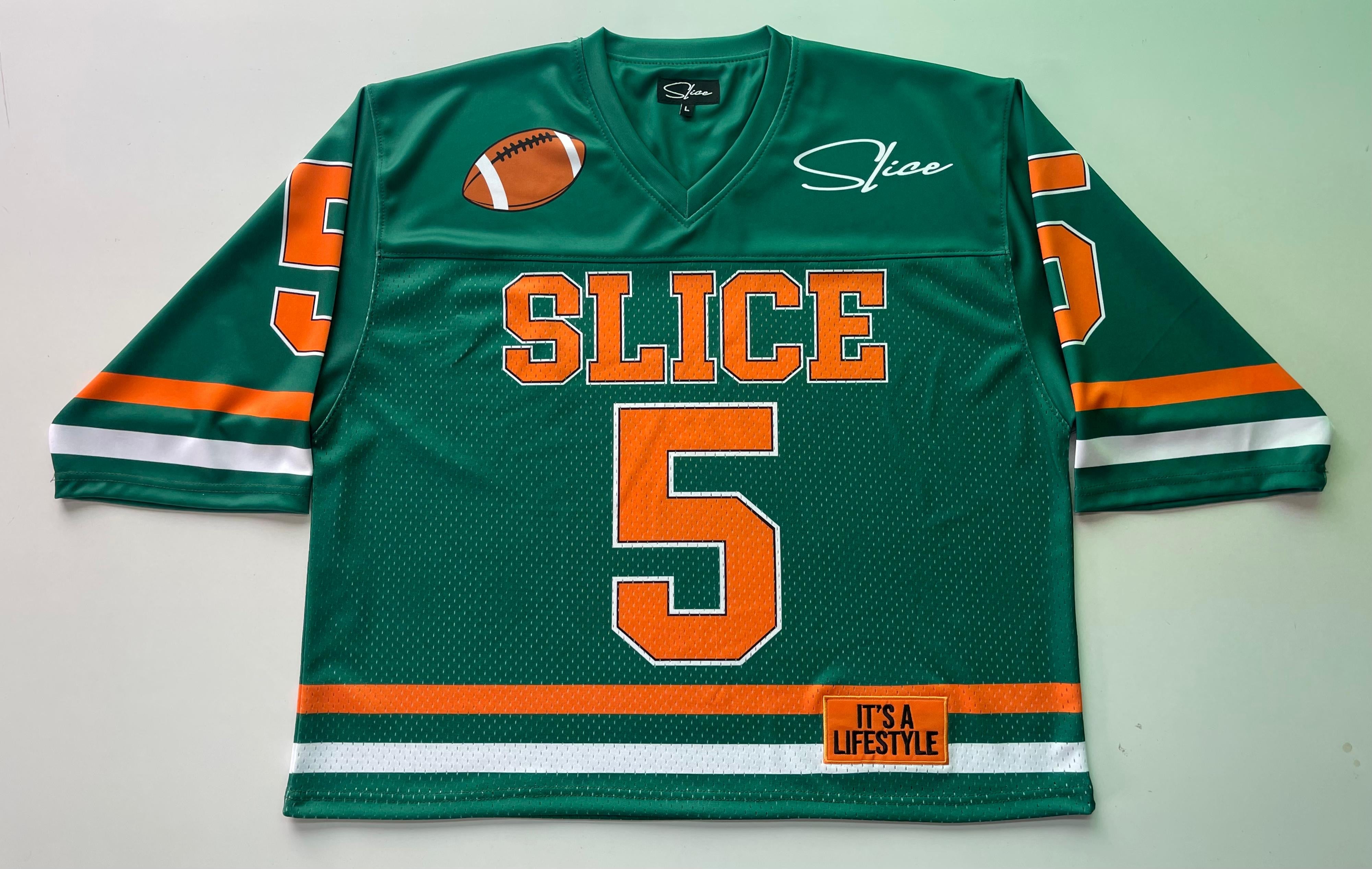 SLICE Lifestyle Jersey Green/Orange #5