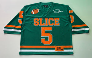 SLICE Lifestyle Jersey Green/Orange #5
